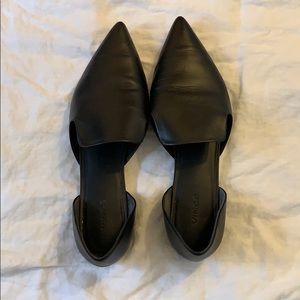 Black Vince flats